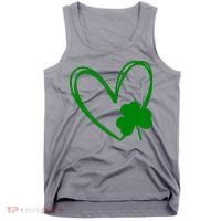 Heart Clover St Patrick's Day Tank Top thumb 0