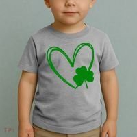 Heart Clover St Patrick's Day Toddler T-Shirt thumb 2