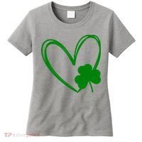 Heart Clover St Patrick's Day Women's T-Shirt thumb 0