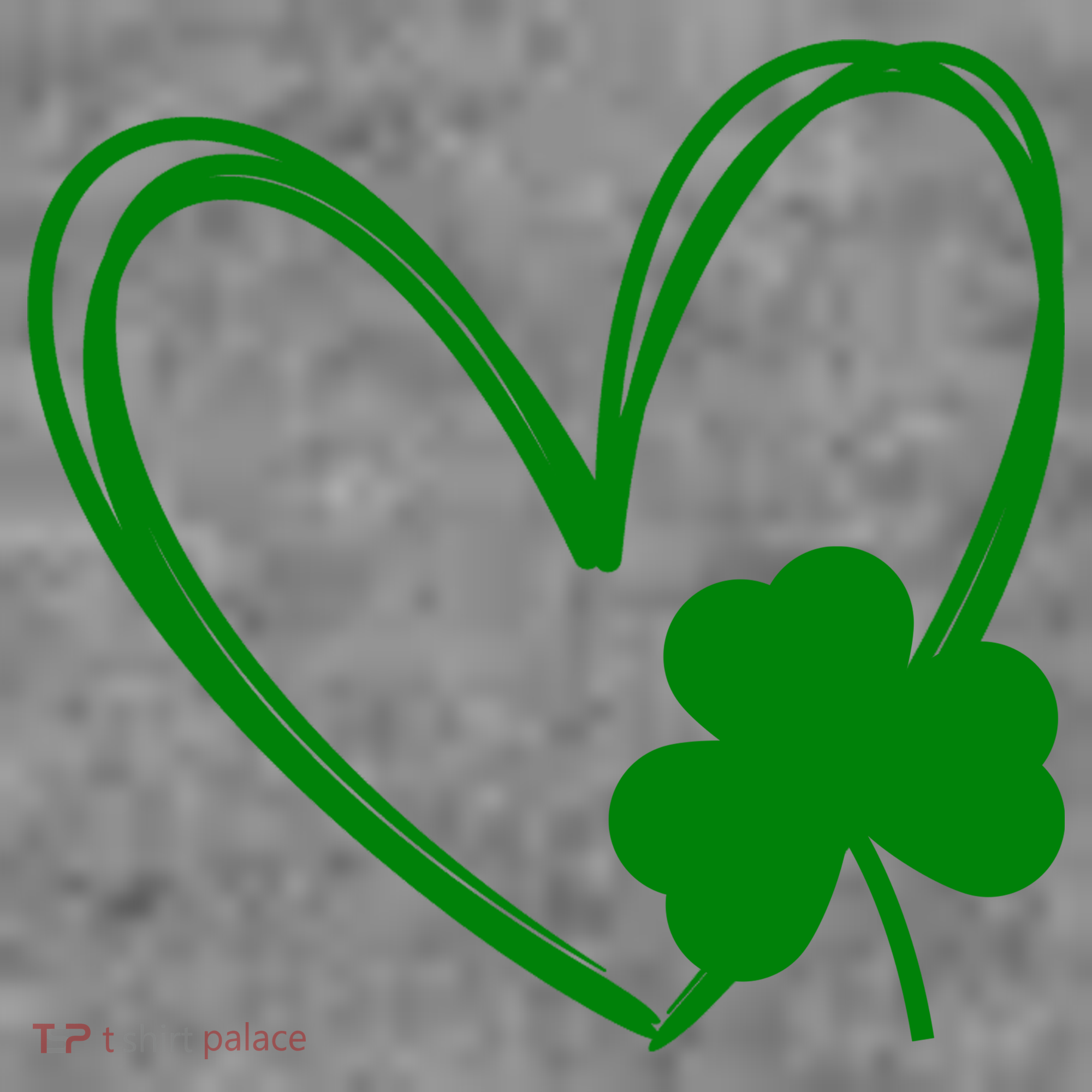 Heart Clover St Patrick's Day Kids Sweatshirt