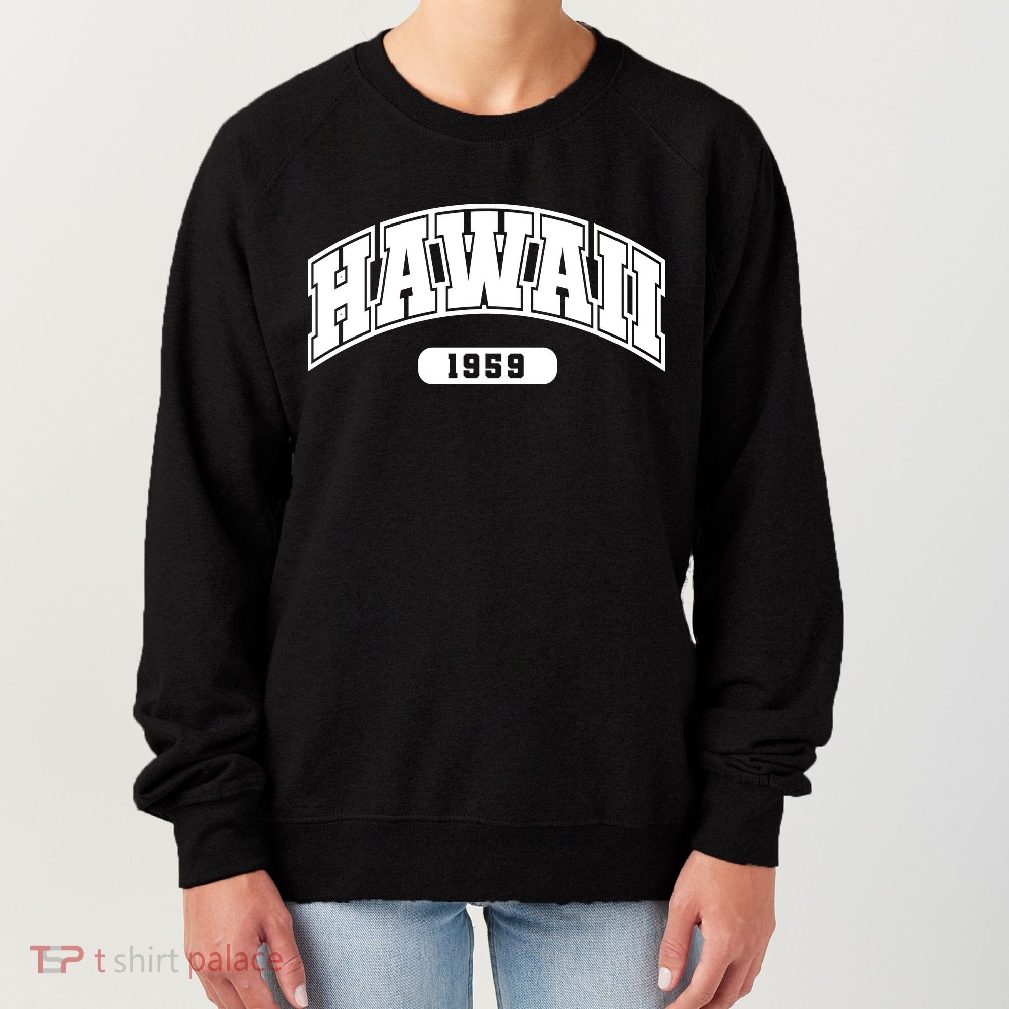 Hawaii Collegiate Style 1959 Women's Sweatshirt