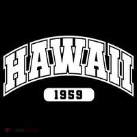 Hawaii Collegiate Style 1959 Toddler Hoodie thumb 2