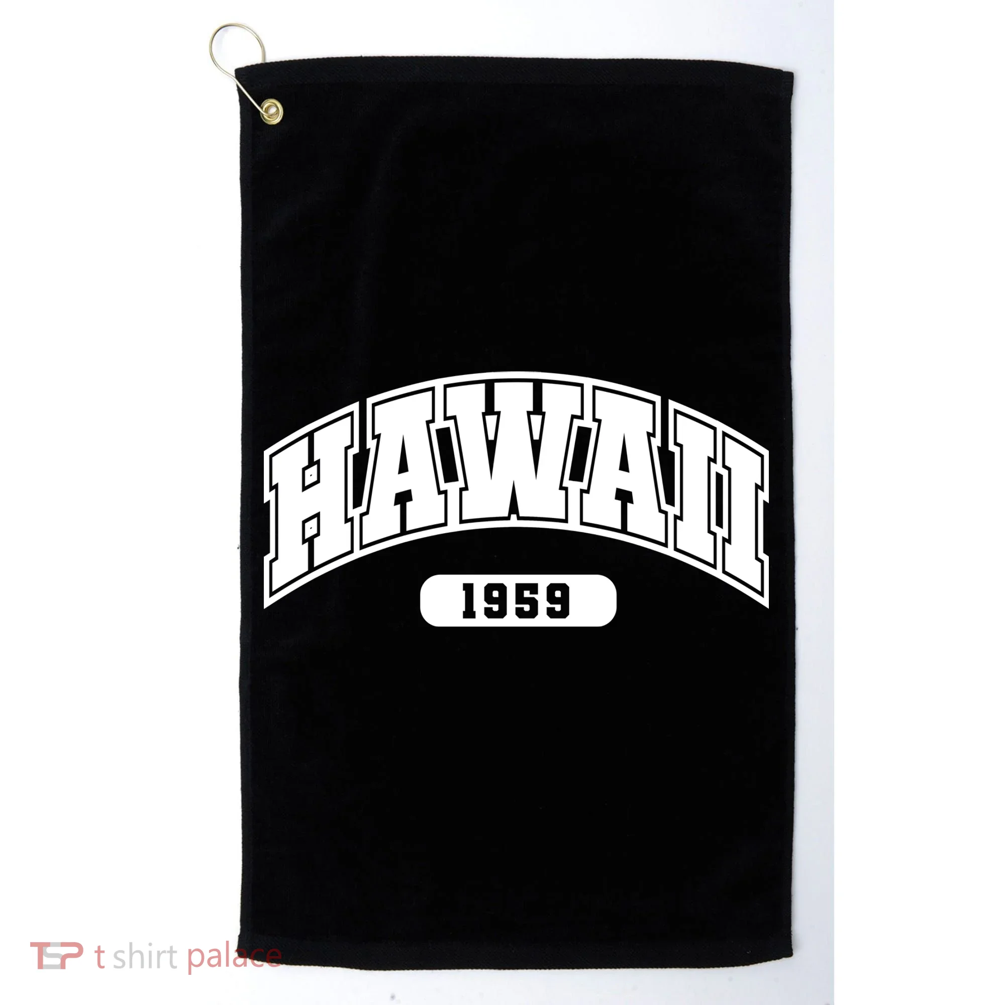 Hawaii Collegiate Style 1959 Golf Towel