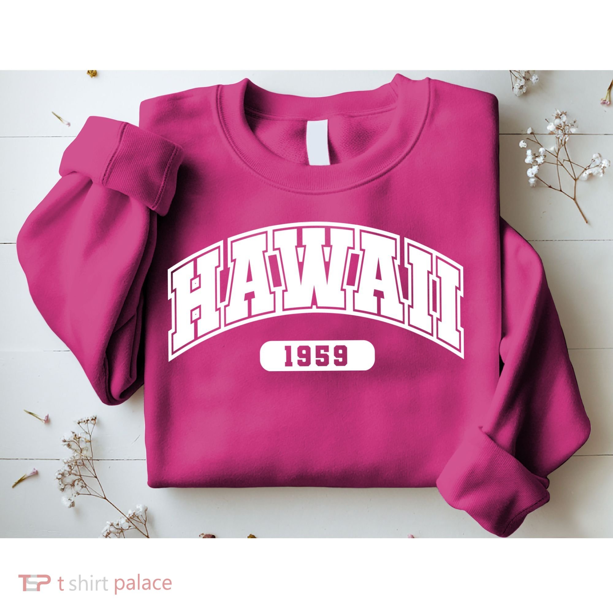 Hawaii Collegiate Style 1959 Sweatshirt