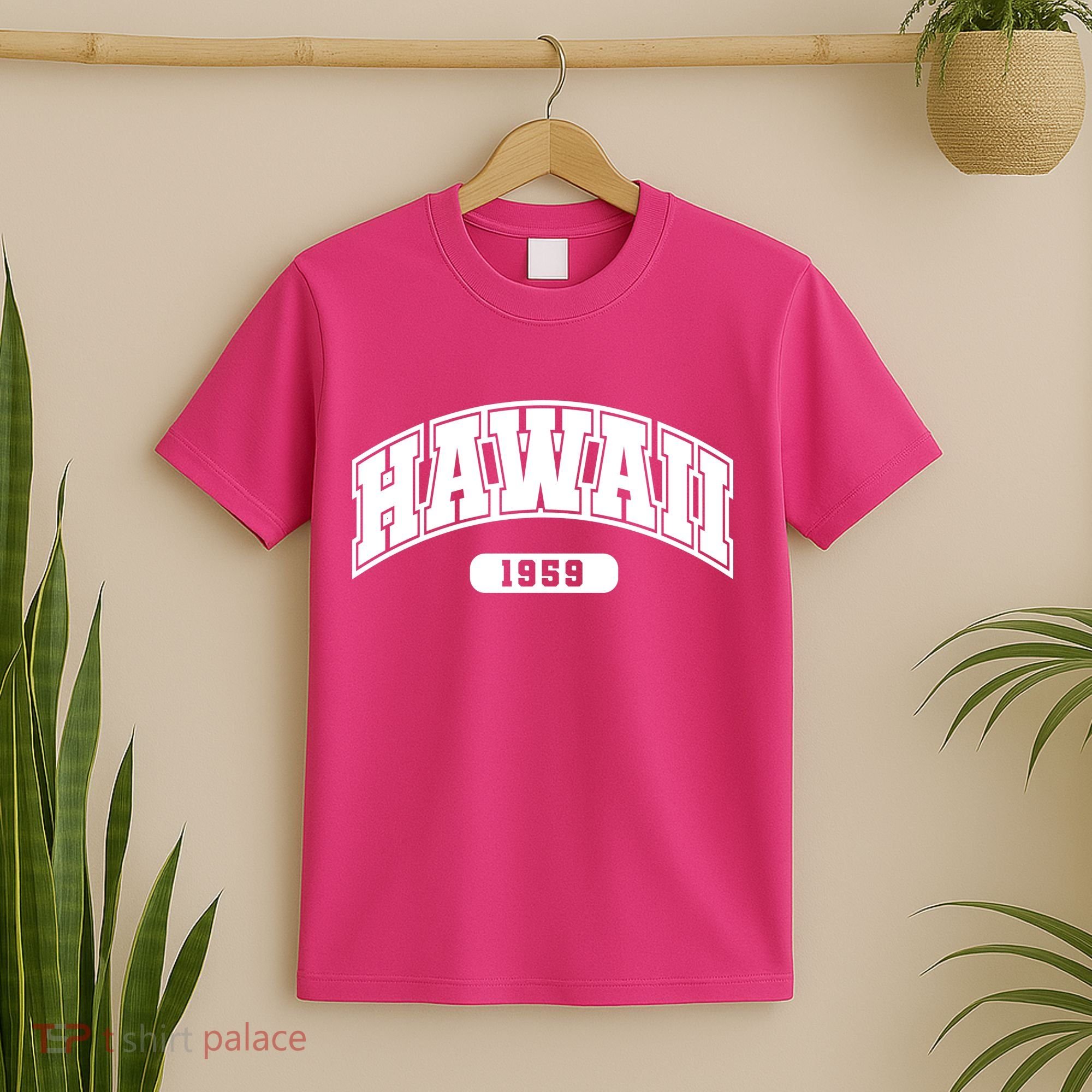 Hawaii Collegiate Style 1959 T-Shirt