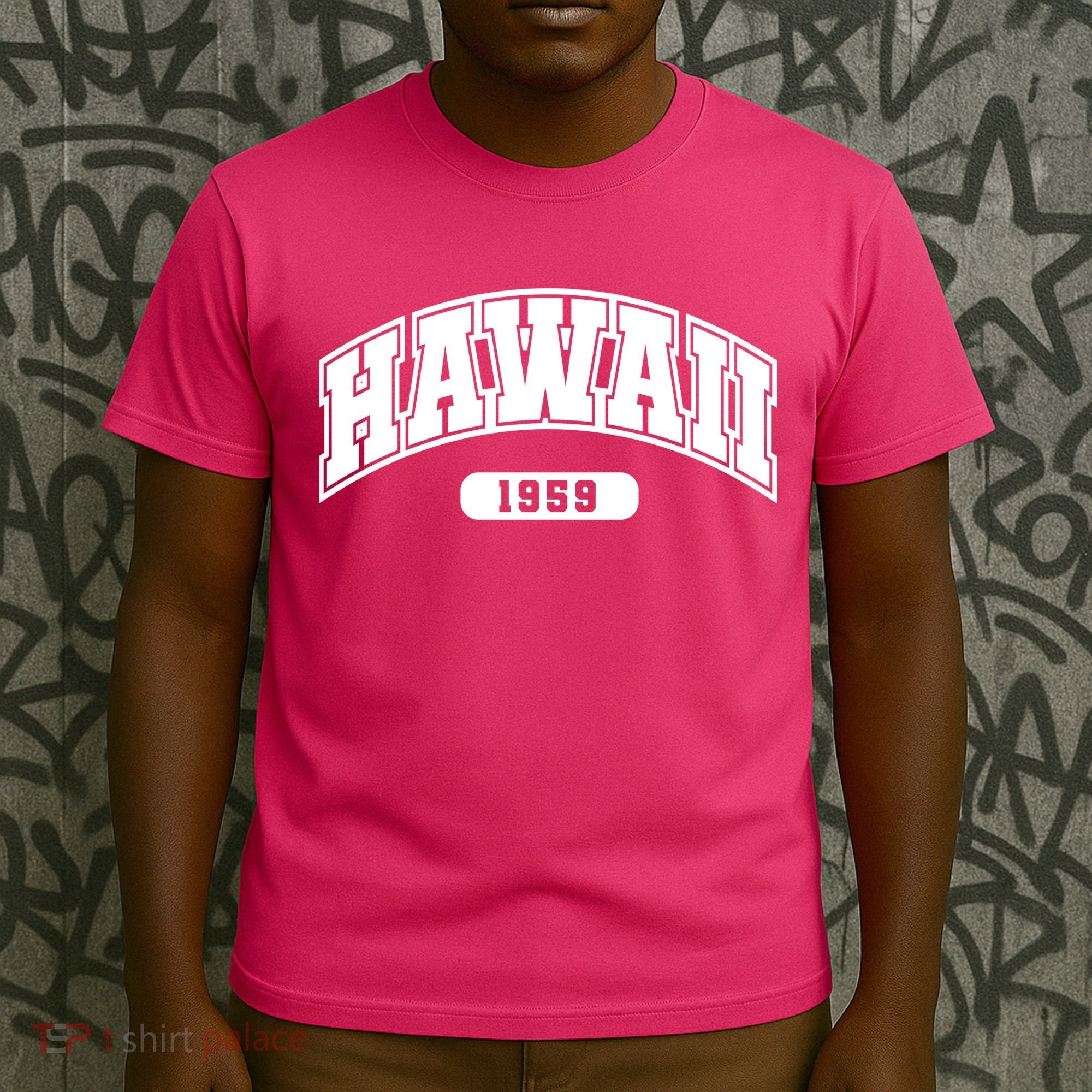 Hawaii Collegiate Style 1959 T-Shirt