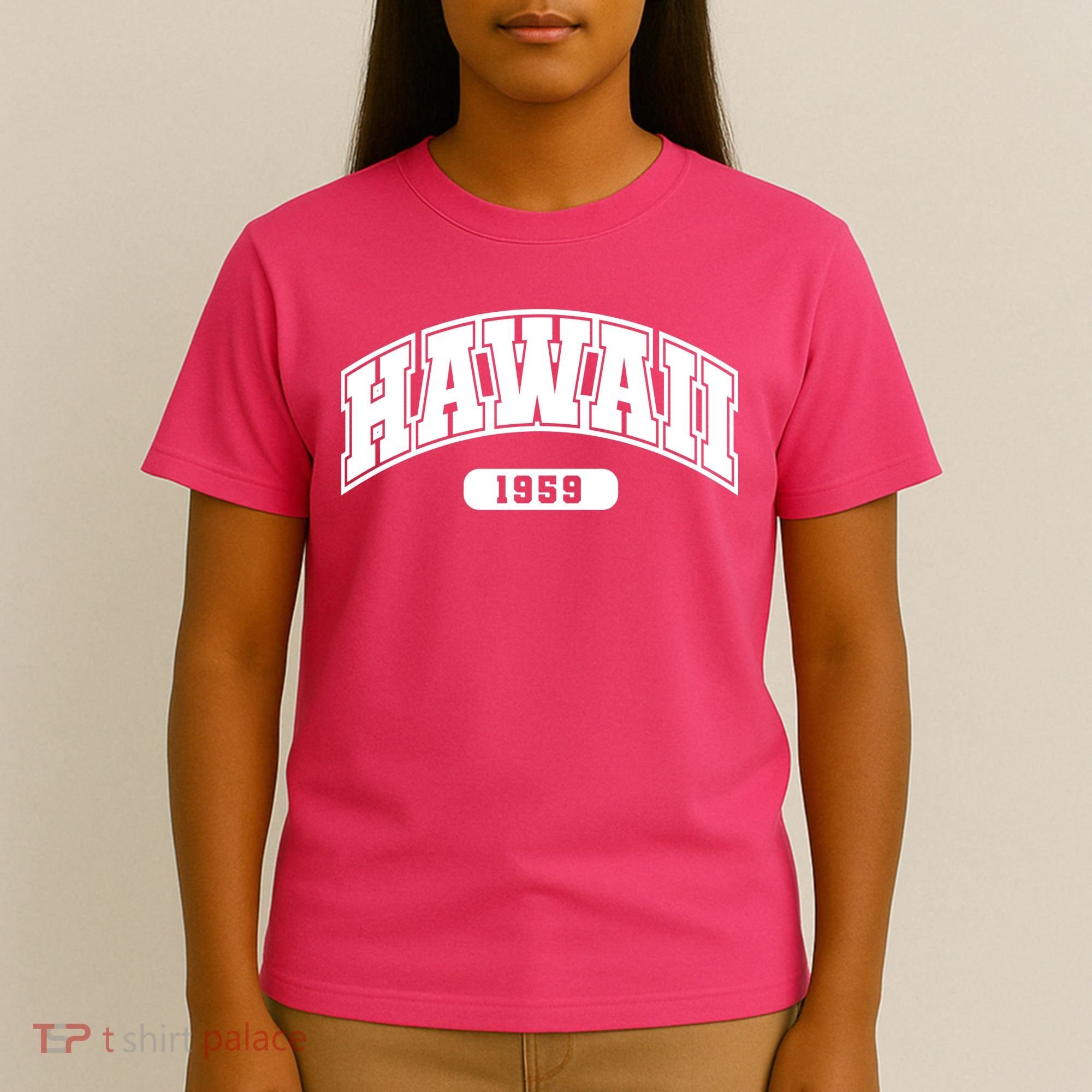 Hawaii Collegiate Style 1959 T-Shirt