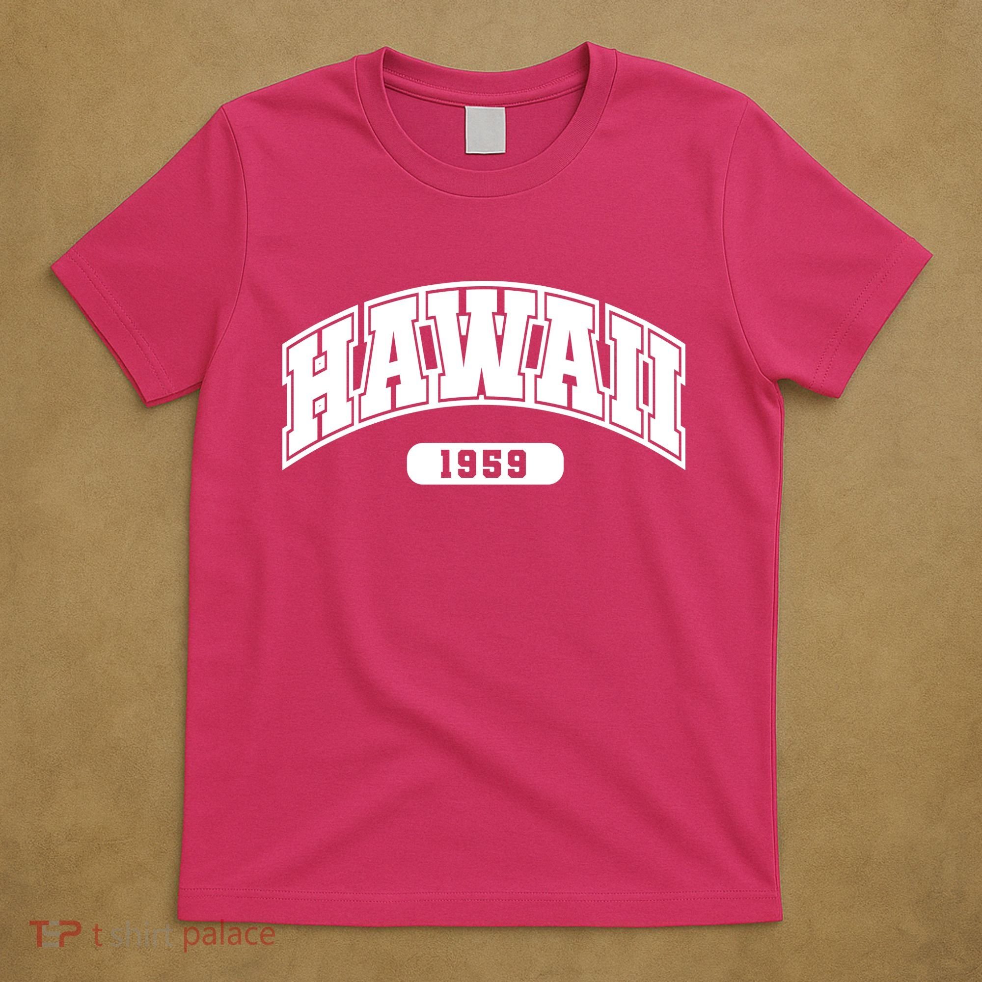 Hawaii Collegiate Style 1959 T-Shirt