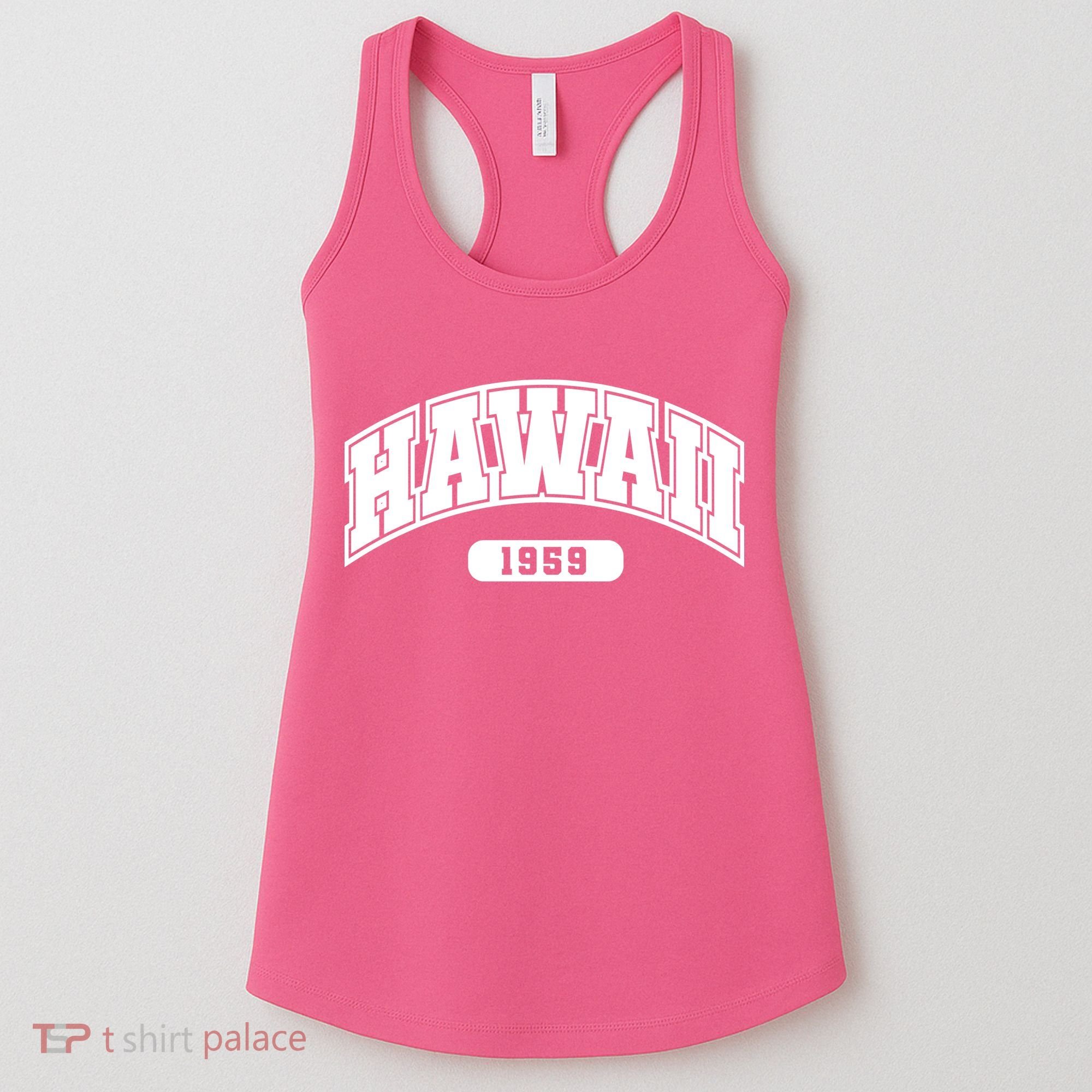 Hawaii Collegiate Style 1959 Women's Tank Top