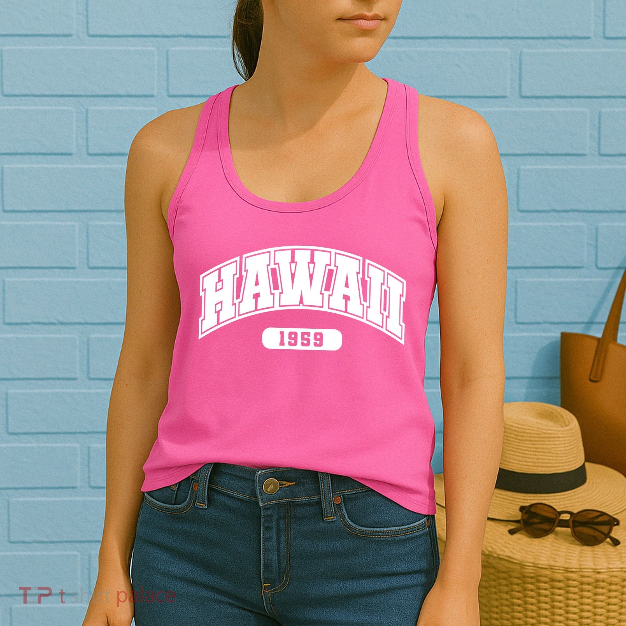 Hawaii Collegiate Style 1959 Women's Tank Top