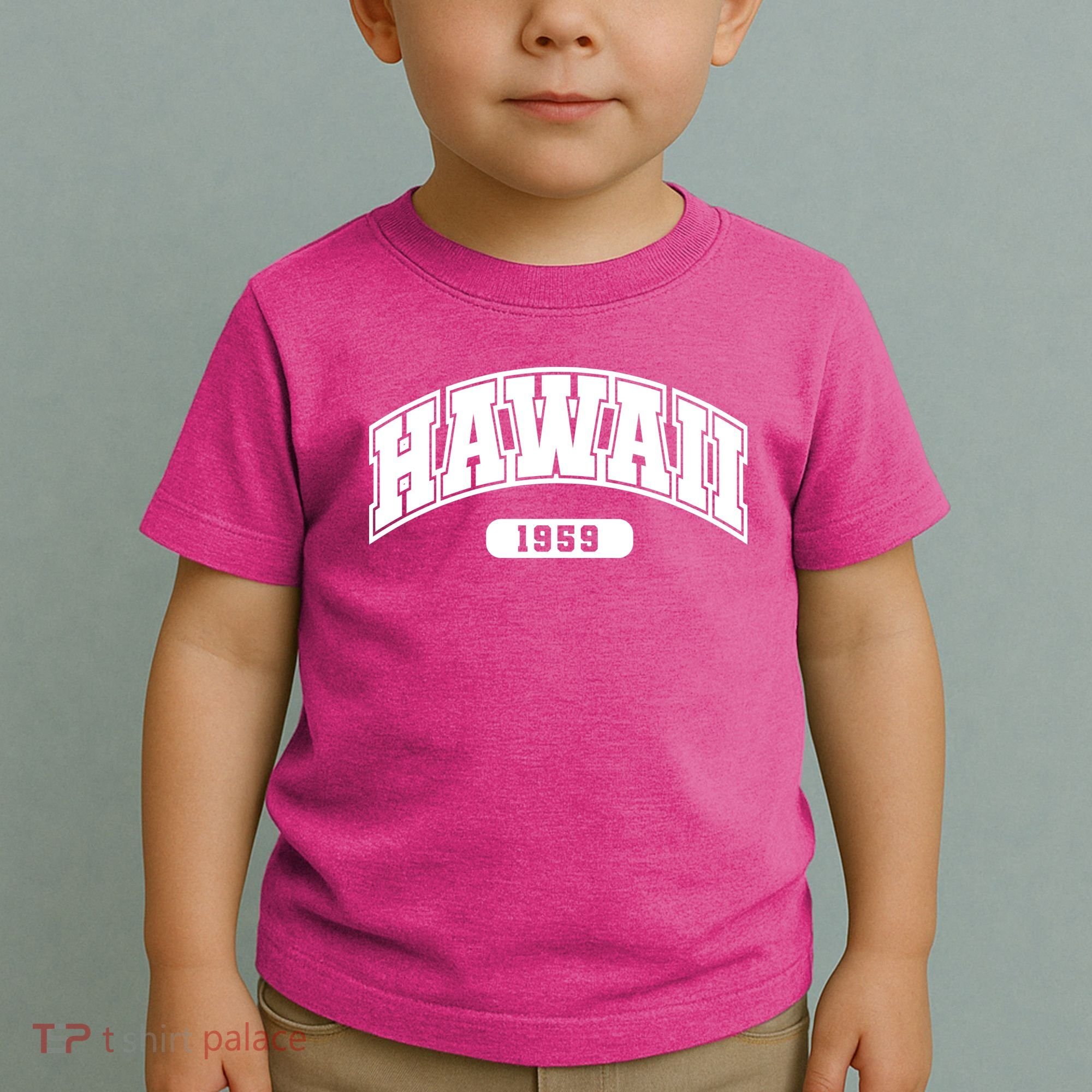 Hawaii Collegiate Style 1959 Toddler T-Shirt