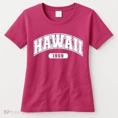 Hawaii Collegiate Style 1959 Women's T-Shirt