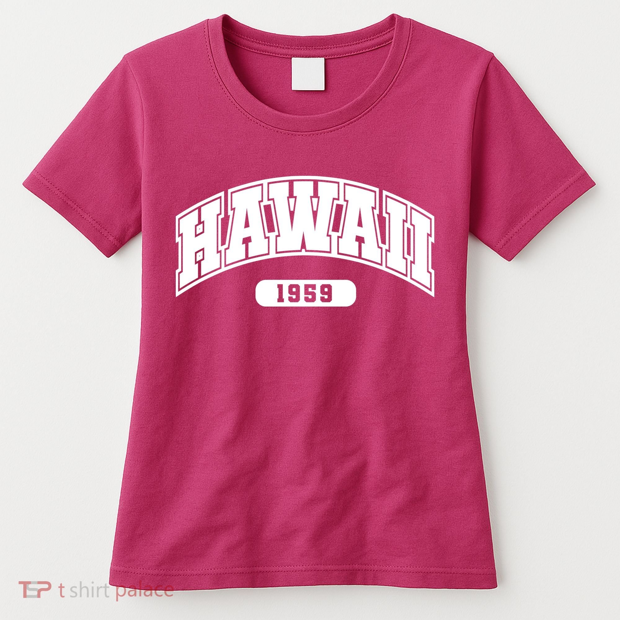 Hawaii Collegiate Style 1959 Women's T-Shirt