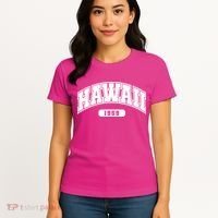 Hawaii Collegiate Style 1959 Women's T-Shirt thumb 4