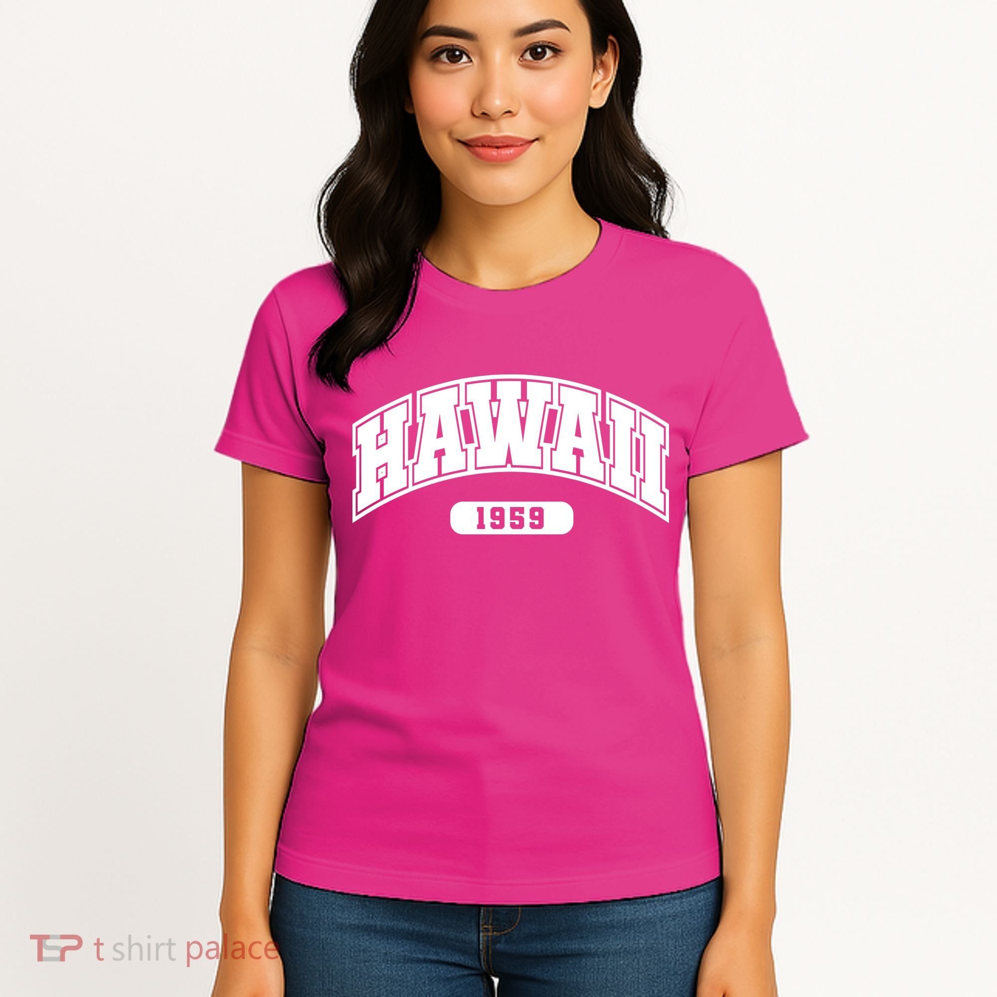 Hawaii Collegiate Style 1959 Women's T-Shirt