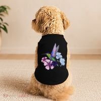 Hummingbird Colibri Snowcap Bird Flowers Tropical Summer Doggie Tank thumb 2
