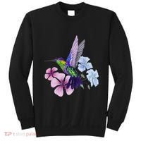 Hummingbird Colibri Snowcap Bird Flowers Tropical Summer Sweatshirt thumb 0