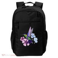 Hummingbird Colibri Snowcap Bird Flowers Tropical Summer Backpack thumb 0