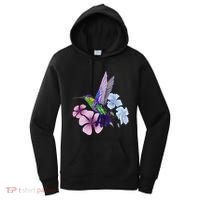 Hummingbird Colibri Snowcap Bird Flowers Tropical Summer Women's Hoodie thumb 0
