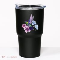 Hummingbird Colibri Snowcap Bird Flowers Tropical Summer Tumbler thumb 0