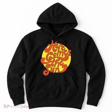 Here Comes The Sun Summer Beach Retro Hoodie