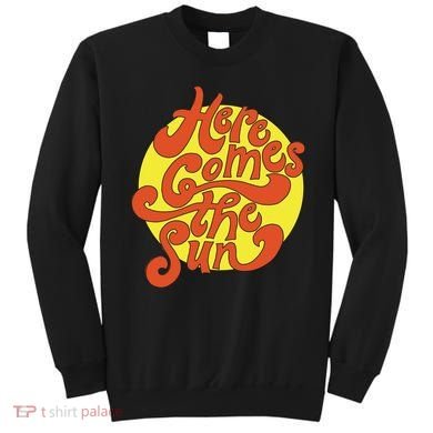 Here Comes The Sun Summer Beach Retro Sweatshirt