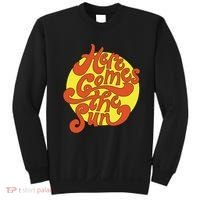 Here Comes The Sun Summer Beach Retro Sweatshirt thumb 0