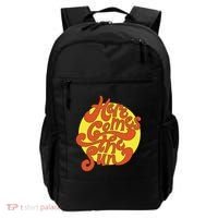 Here Comes The Sun Summer Beach Retro Backpack thumb 0