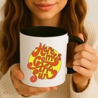 Here Comes The Sun Summer Beach Retro Coffee Mug thumb 3