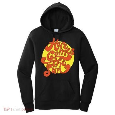Here Comes The Sun Summer Beach Retro Women's Hoodie
