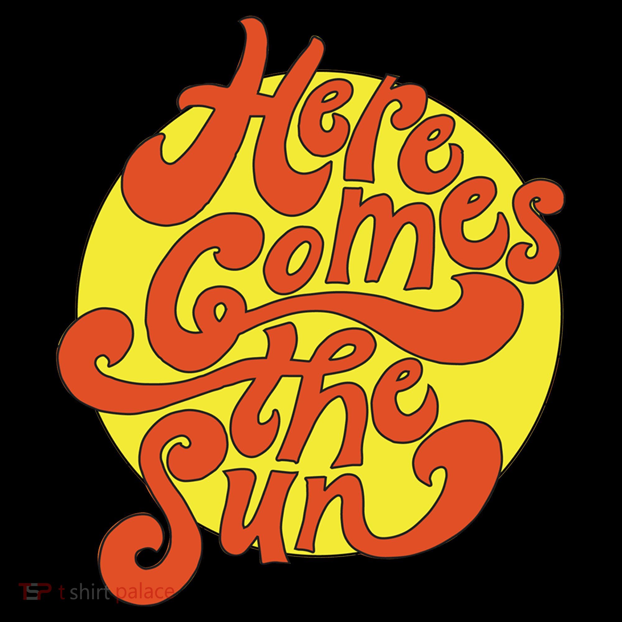 Here Comes The Sun Summer Beach Retro Baby Bodysuit