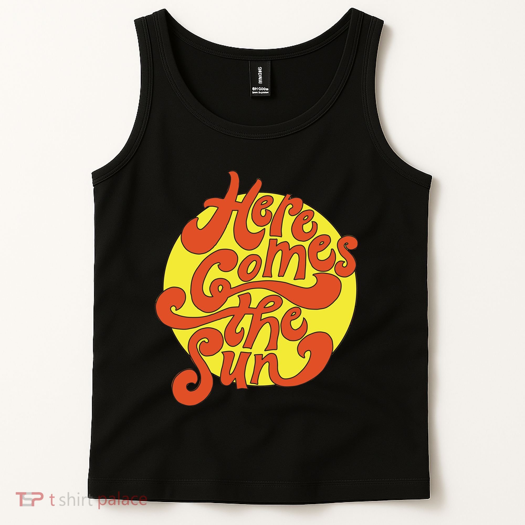 Here Comes The Sun Summer Beach Retro Tank Top