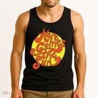 Here Comes The Sun Summer Beach Retro Tank Top thumb 3