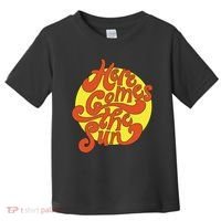 Here Comes The Sun Summer Beach Retro Toddler T-Shirt thumb 0