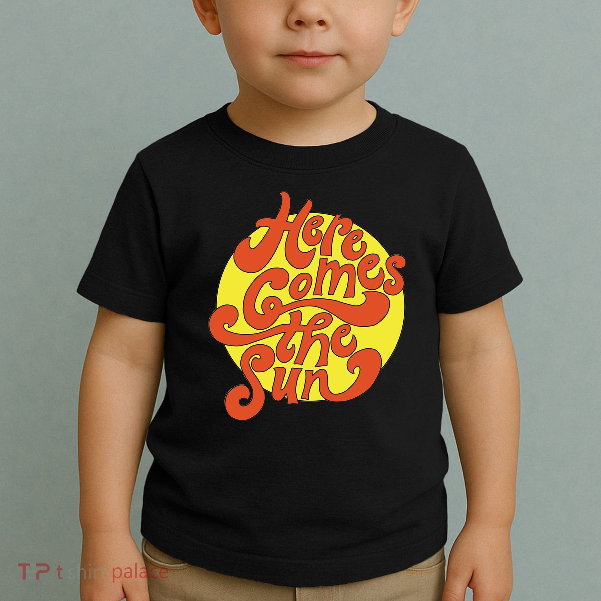 Here Comes The Sun Summer Beach Retro Toddler T-Shirt