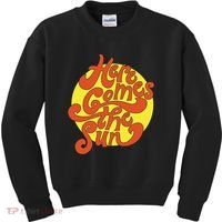 Here Comes The Sun Summer Beach Retro Kids Sweatshirt thumb 0