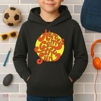Here Comes The Sun Summer Beach Retro Kids Hoodie thumb 2
