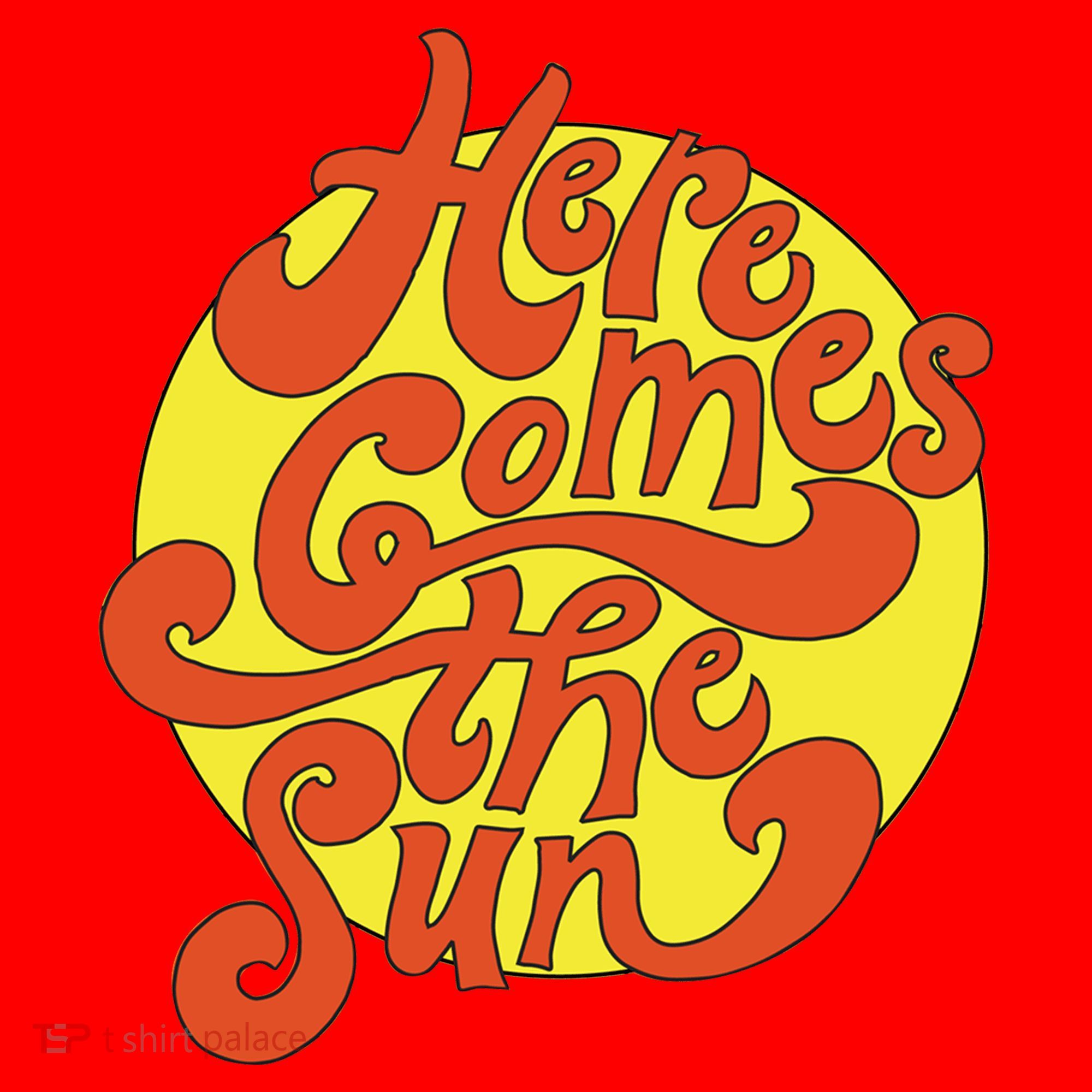 Here Comes The Sun Summer Beach Retro Santa Hat