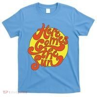 Here Comes The Sun Summer Beach Retro T-Shirt thumb 0
