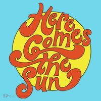 Here Comes The Sun Summer Beach Retro Button thumb 1