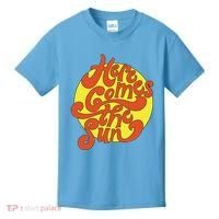 Here Comes The Sun Summer Beach Retro Kids T-Shirt thumb 0