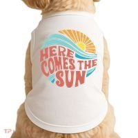 Here Comes The Sun  Baby Summer Beach Doggie Tank thumb 0