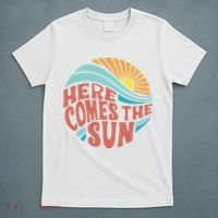 Here Comes The Sun  Baby Summer Beach T-Shirt thumb 5