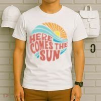 Here Comes The Sun  Baby Summer Beach T-Shirt thumb 6