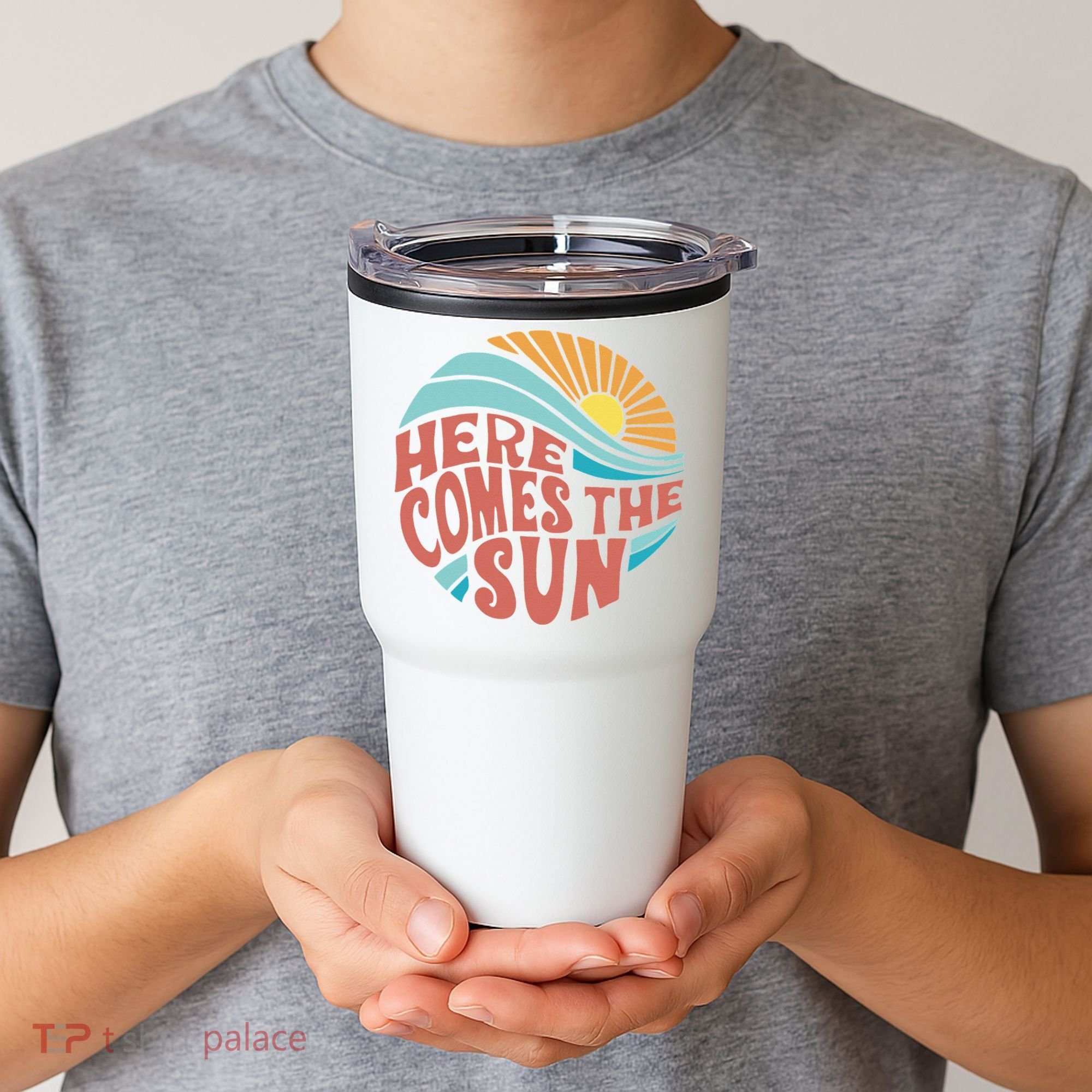 Here Comes The Sun  Baby Summer Beach Tumbler