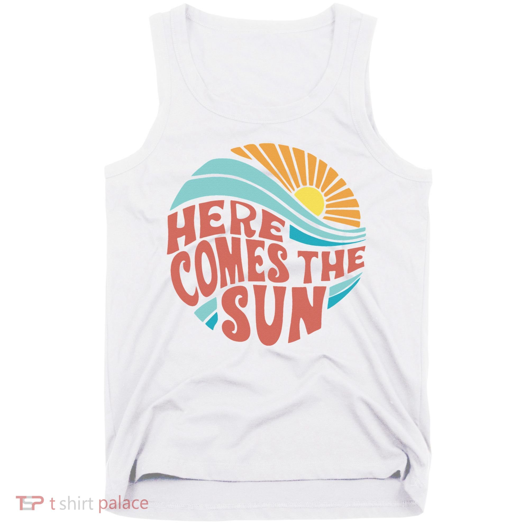 Here Comes The Sun  Baby Summer Beach Tank Top