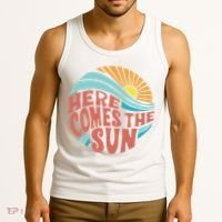 Here Comes The Sun  Baby Summer Beach Tank Top thumb 3