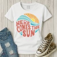 Here Comes The Sun  Baby Summer Beach Women's T-Shirt thumb 3