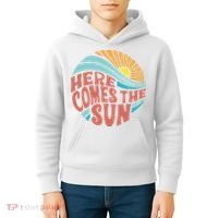 Here Comes The Sun  Baby Summer Beach Kids Hoodie thumb 4