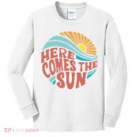 Here Comes The Sun  Baby Summer Beach Kids Long Sleeve Shirt thumb 0